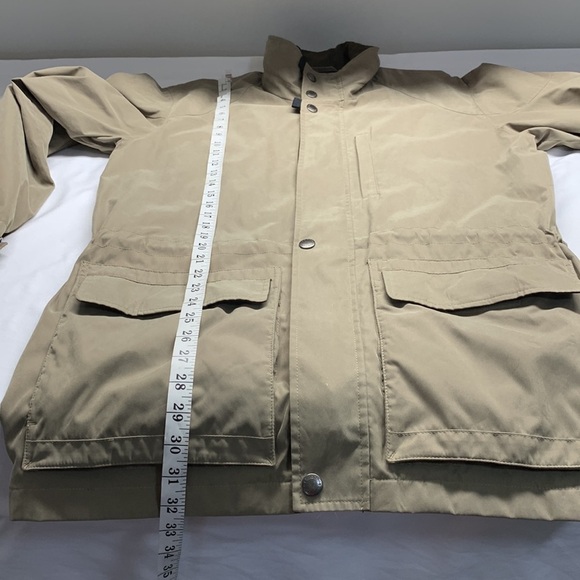 Claiborne Outerwear Mens Microfibre Jacket Small Olive Green - Picture 15 of 16